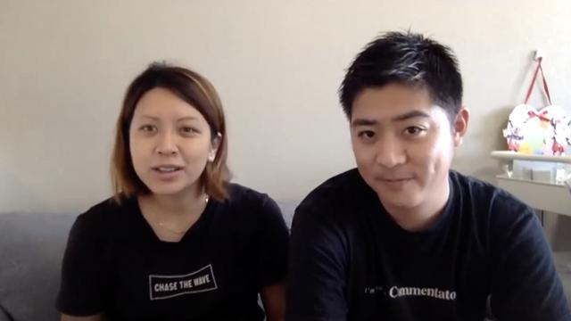 画像: 中田将也さんと笑奈さん夫妻。この日は第3子の出産に備えて短期入所を利用するところだった