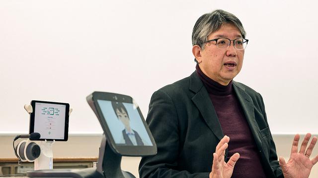 画像: ニューメディア開発協会の新情報技術企画グループ長、林充宏さん
