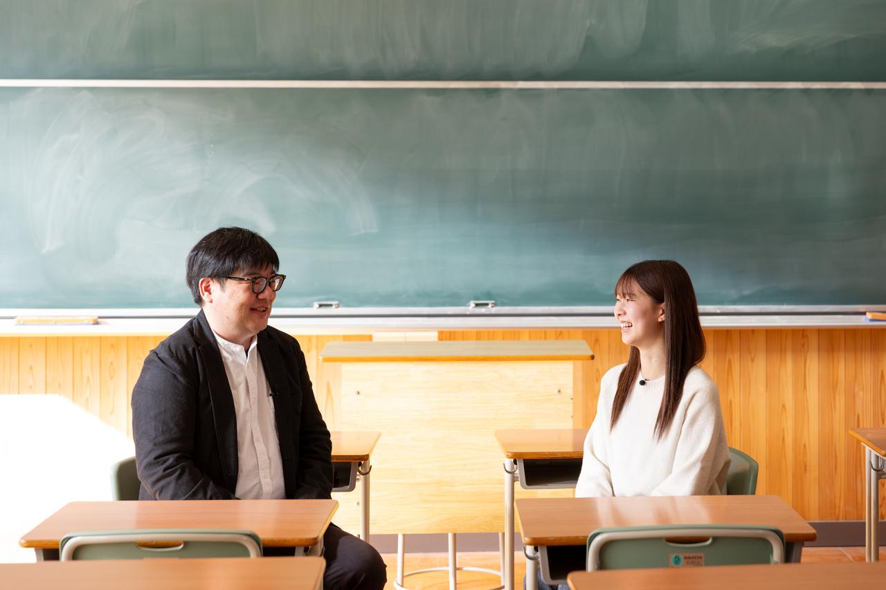 画像: 粟飯原先生と北市選手