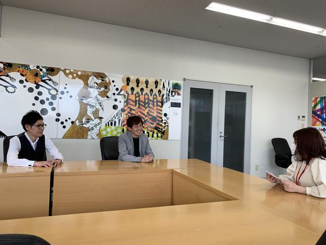 画像: ★Uちゃん&谷さんの取材風景の1コマ。