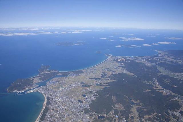 画像: 沖ノ島や大島が浮かぶ、九州北西部の玄界灘