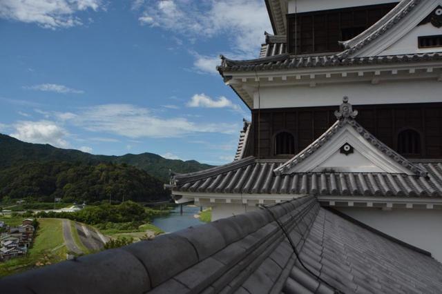 画像: 城内から臨む景色