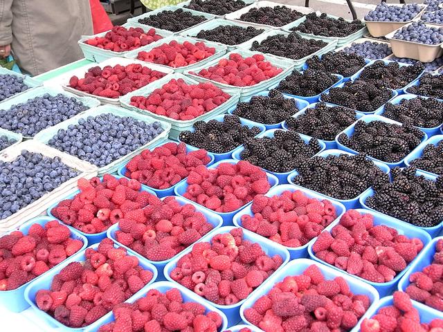 画像: 夏のバンクーバーは、ラズベリー、ブルーベリー、ブラックベリーなどのベリー類が豊富で美味しい