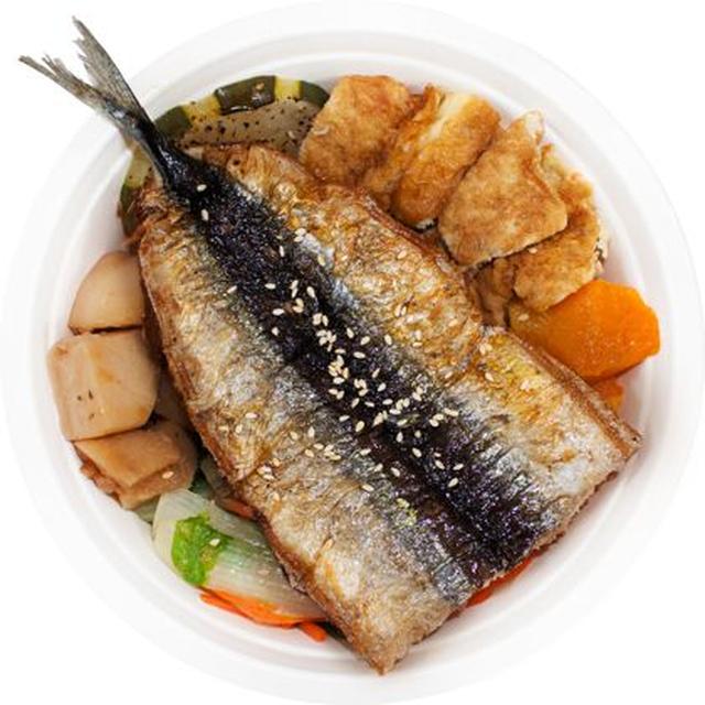 画像: ボリューム満点。台湾風焼きサンマ弁当