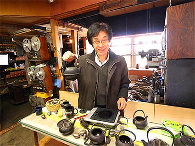 画像: 南部鉄瓶職人 藤枝由男さん