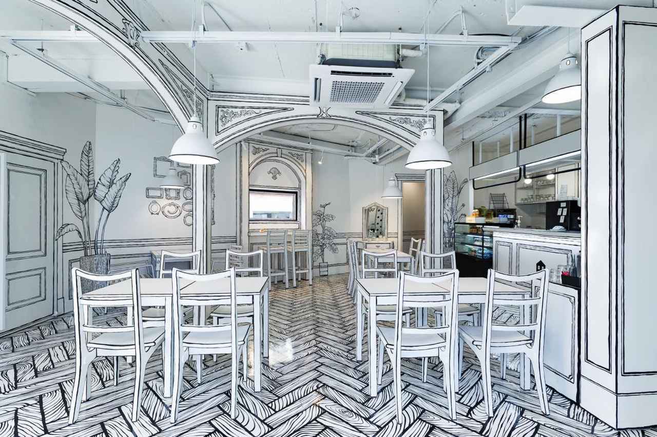 画像2: 【弘大】目の錯覚が楽しい不思議なカフェ、CAFE延南洞223-14
