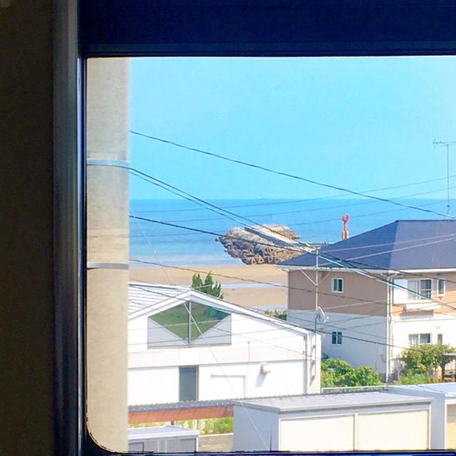 画像: 宇部新川駅から岐波駅へ。途中から車窓に瀬戸内海が見えてきました。