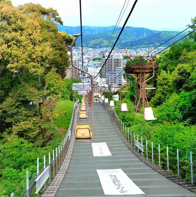 画像: 下りもリフトにて。見晴らしが良くて楽しいです。