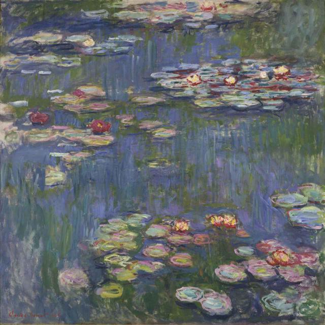 画像: クロード・モネ『睡蓮』1916年 油彩、カンヴァス 国立西洋美術館 松方コレクション