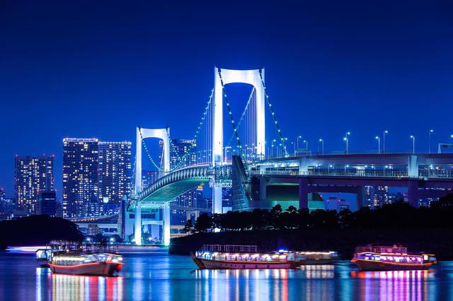 画像: B-8「レインボーブリッジ」の夜景は格別の美しさ