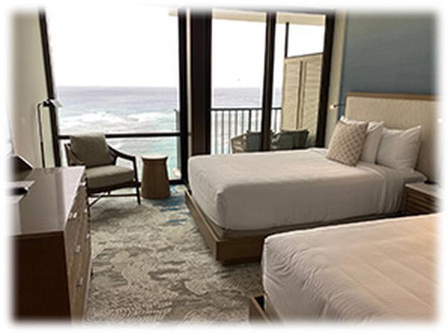 画像: Deluxe Ocean view(19-23階のお部屋)