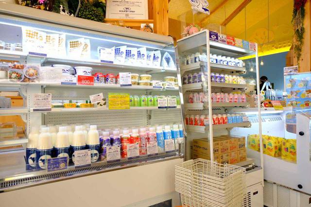 画像: 店内にはおなじみのヤスダヨーグルトが販売されています。