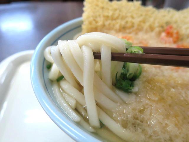 画像: つるりとした口あたりと、優しいテイストのうどん。いただくほど、ほのぼの感もただよう