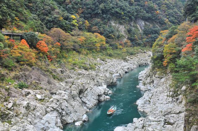 画像1: 自然が生みだした絶景を『大歩危峡観光遊覧船』から眺めて