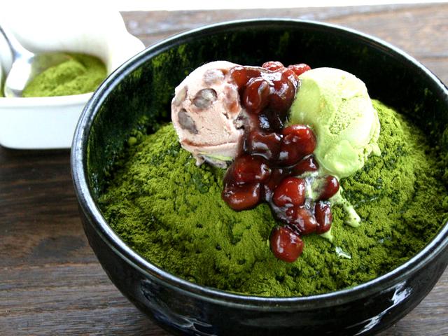画像: 「うら雪 新茶」。お茶生産量全国2位の鹿児島。志布志市の新茶をふんだんに使用したかき氷