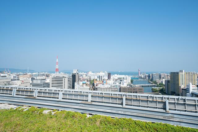 画像: 中洲、博多方面の眺め