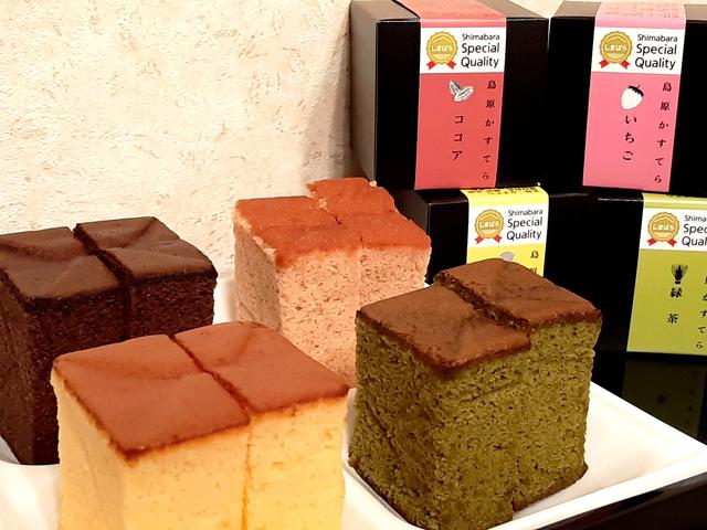 画像: 「島原かすてら」。しっとりとしたカステラ本来の美味しさに素材の旨みが加わる