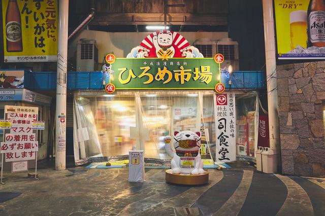 画像1: 高知の夜のマストスポット! 活気溢れる屋台村「ひろめ市場」で名物料理を