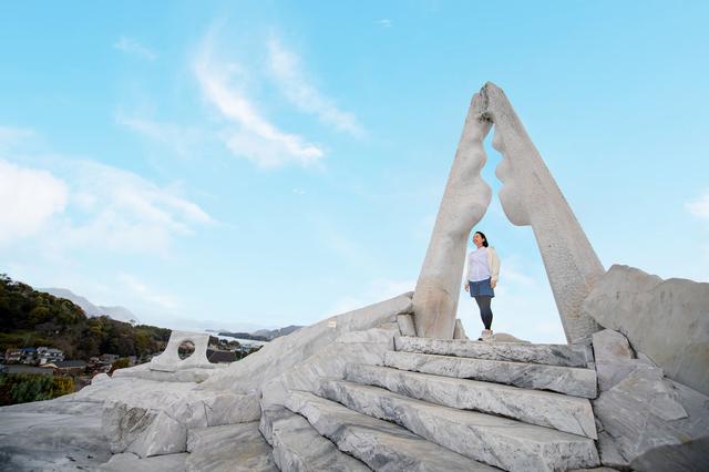 画像4: 神秘的な白亜の世界が広がる、話題の大理石庭園へ