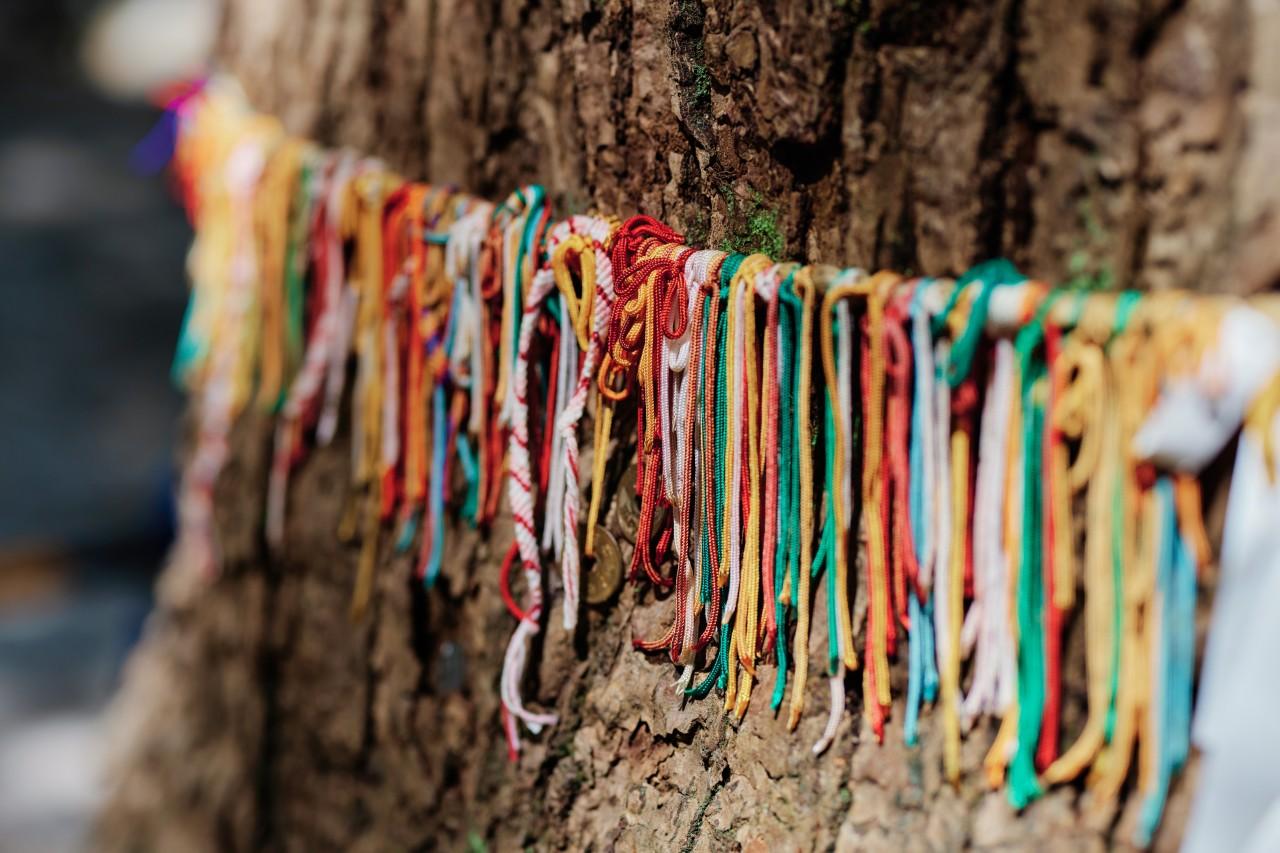 Image 2: I want my relationship with my favorite idol and my future together to come true. Torikai Hachimangu Shrine (Fukuoka), the forefront of prayer