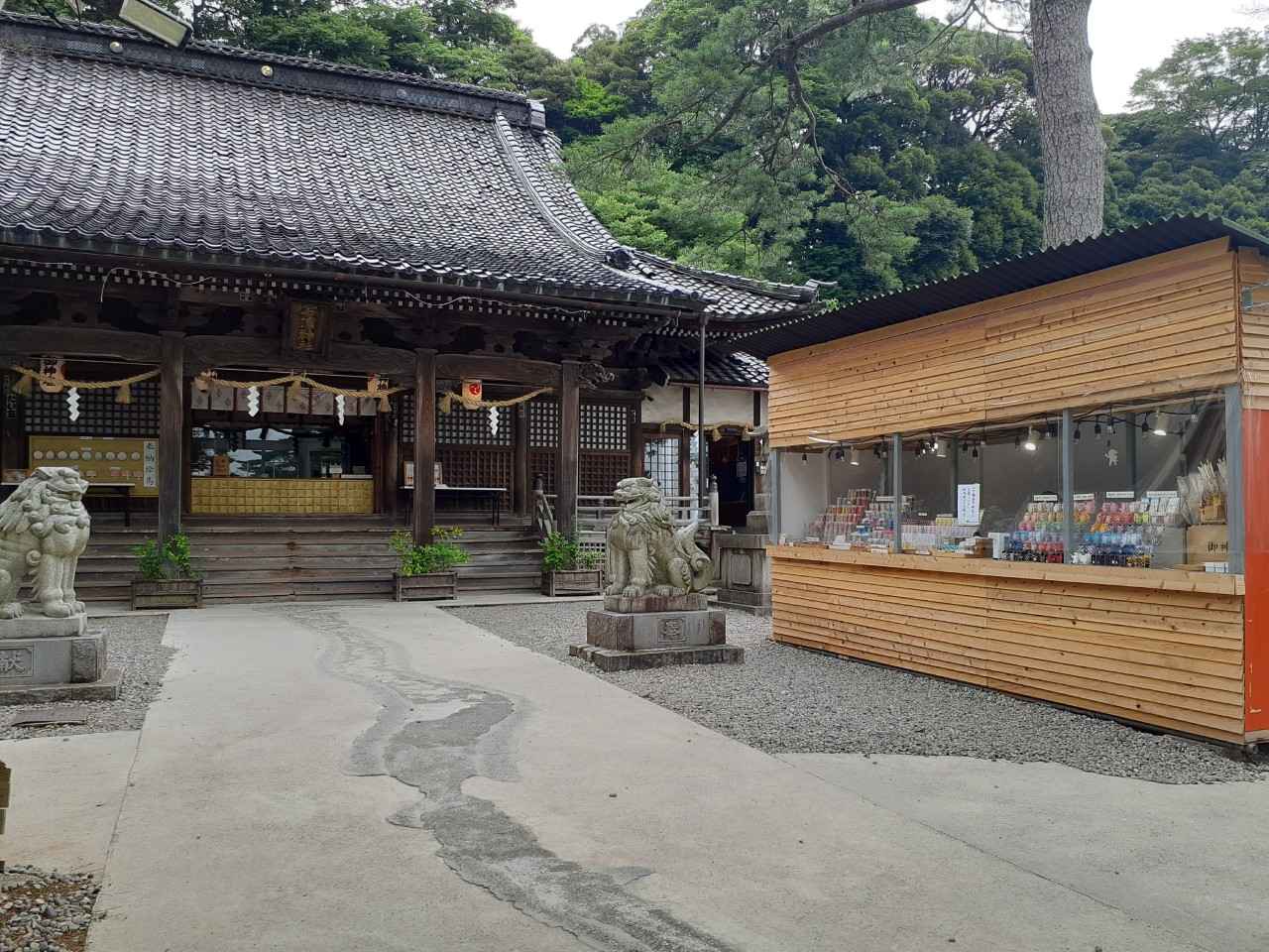 Image 1: Ishiura Shrine, Kanazawa's oldest shrine, with a colorful selection of amulets (Ishikawa)