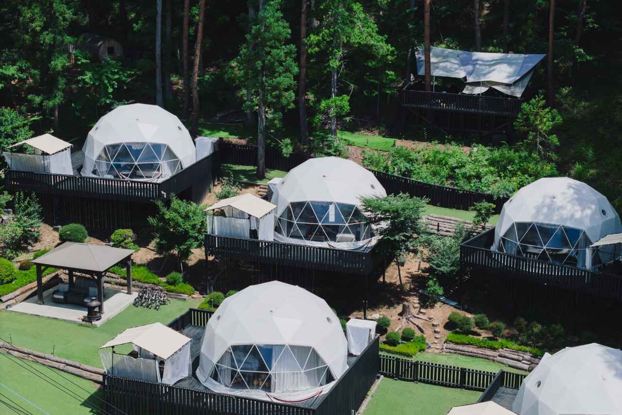 画像1: 【山梨県】富士山とサウナでととのう極上リトリート「TOCORO.Mt.Fuji CAMP & GLAMPING」