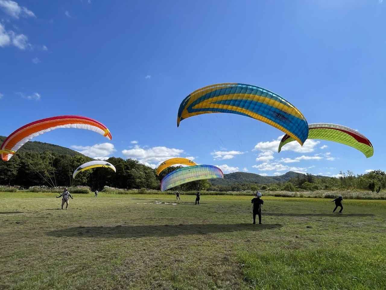 Image 2: "Paragliding Experience" - Looking down on nature like a bird (Hokkaido)