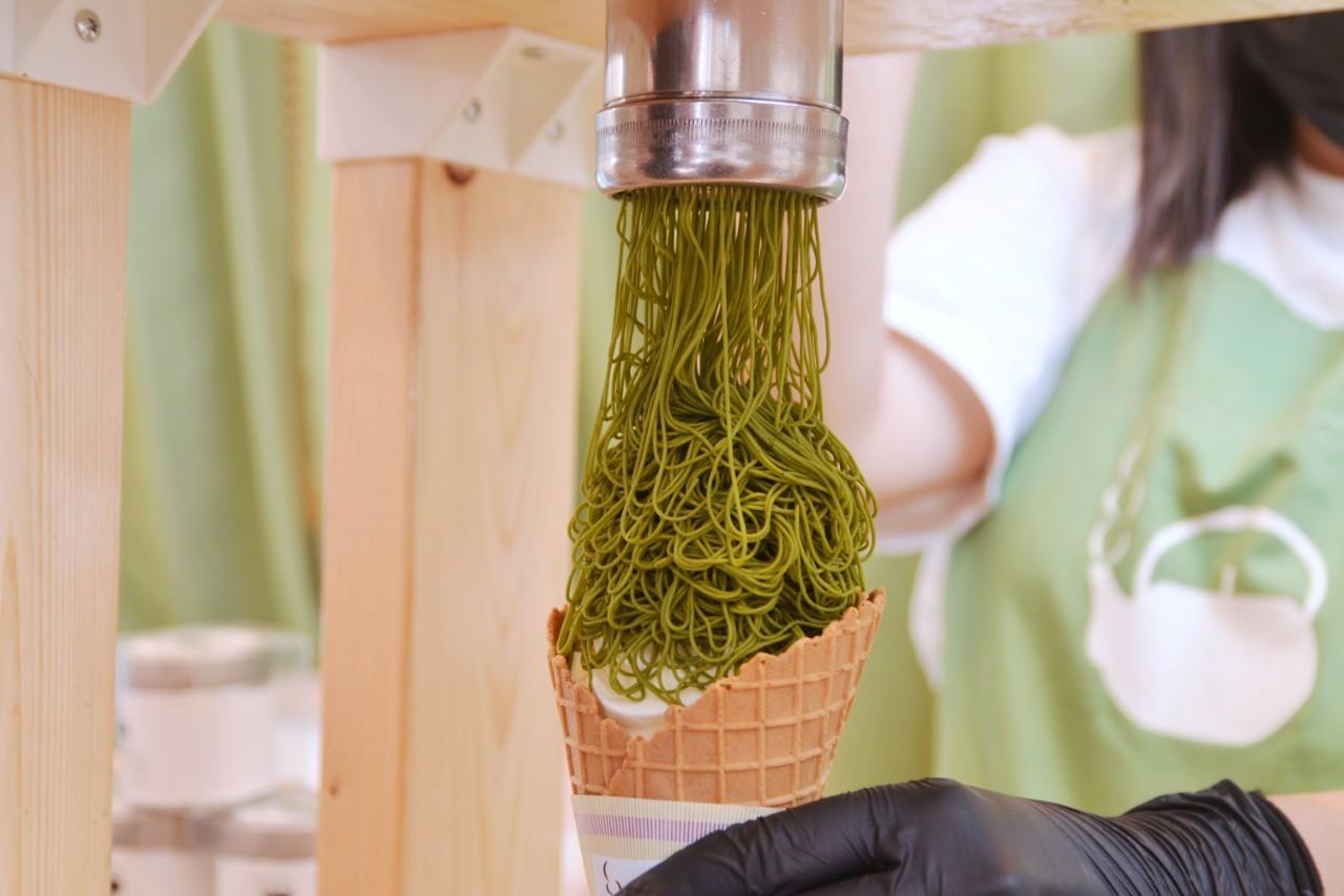 Image 3: [Matcha Mont Blanc] Complex and diverse flavors made with high-quality tea leaves "Chacha Kobo Futatsume"