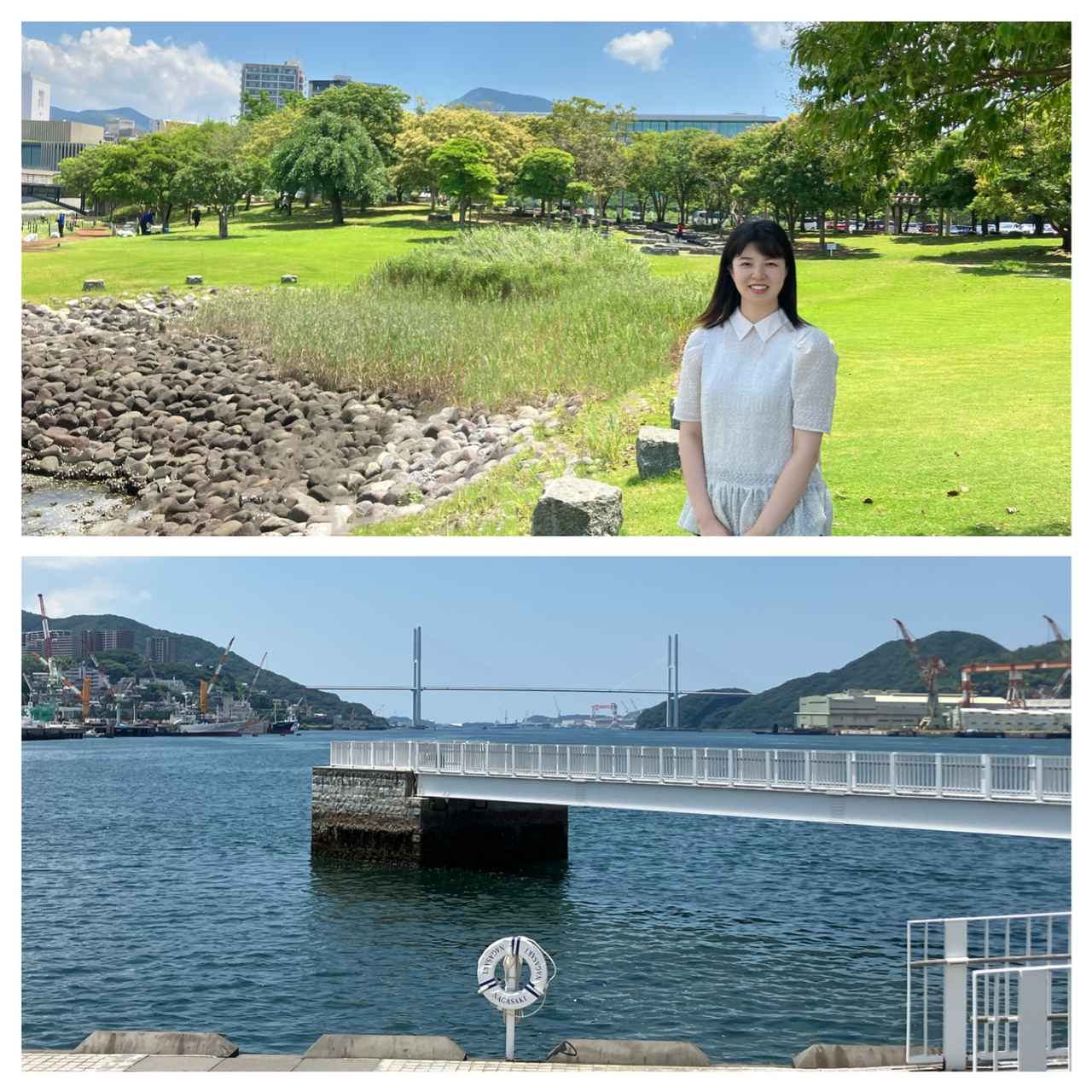 画像1: 長崎水辺の森公園で緑と潮風を感じながら出島ワーフ方面へ