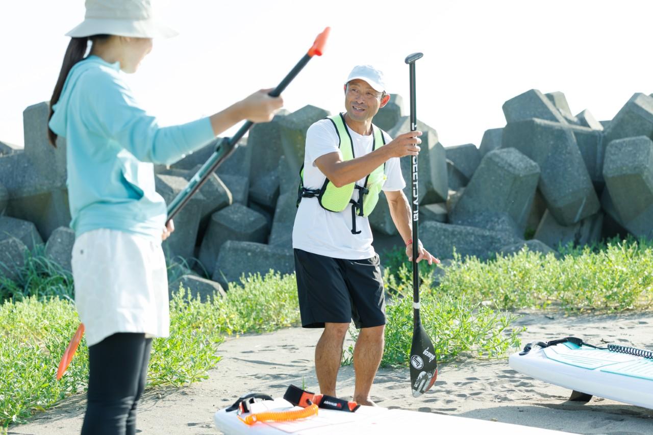 画像1: 留萌の海で楽しむSUP体験！ 海と一体になる爽快感を