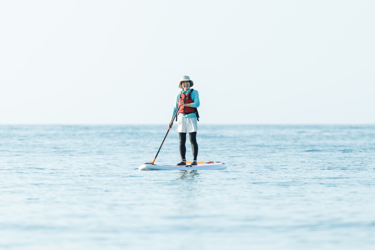 画像6: 留萌の海で楽しむSUP体験！ 海と一体になる爽快感を