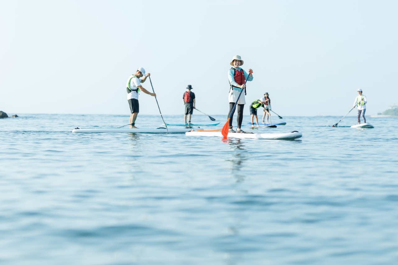 画像7: 留萌の海で楽しむSUP体験！ 海と一体になる爽快感を