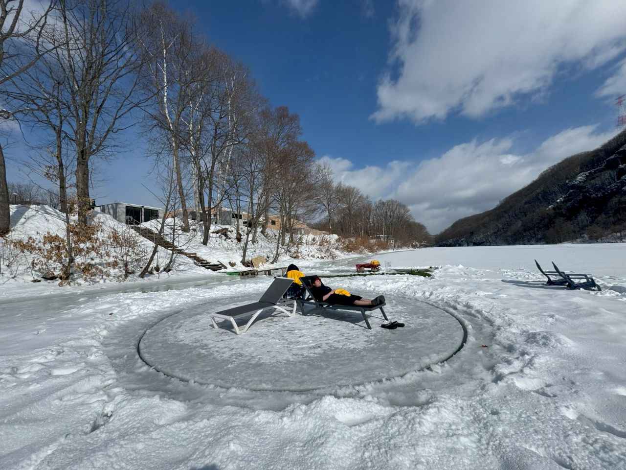 画像2: 【新得町】極寒の地「北海道アヴァントinくったり湖」で、天然水風呂体験