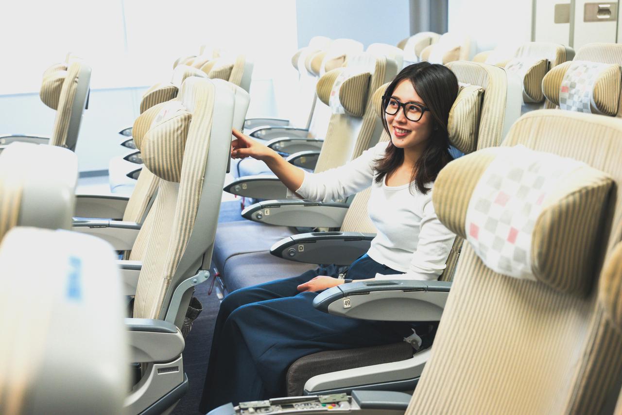 画像: 中野さんの長時間フライトコーデ