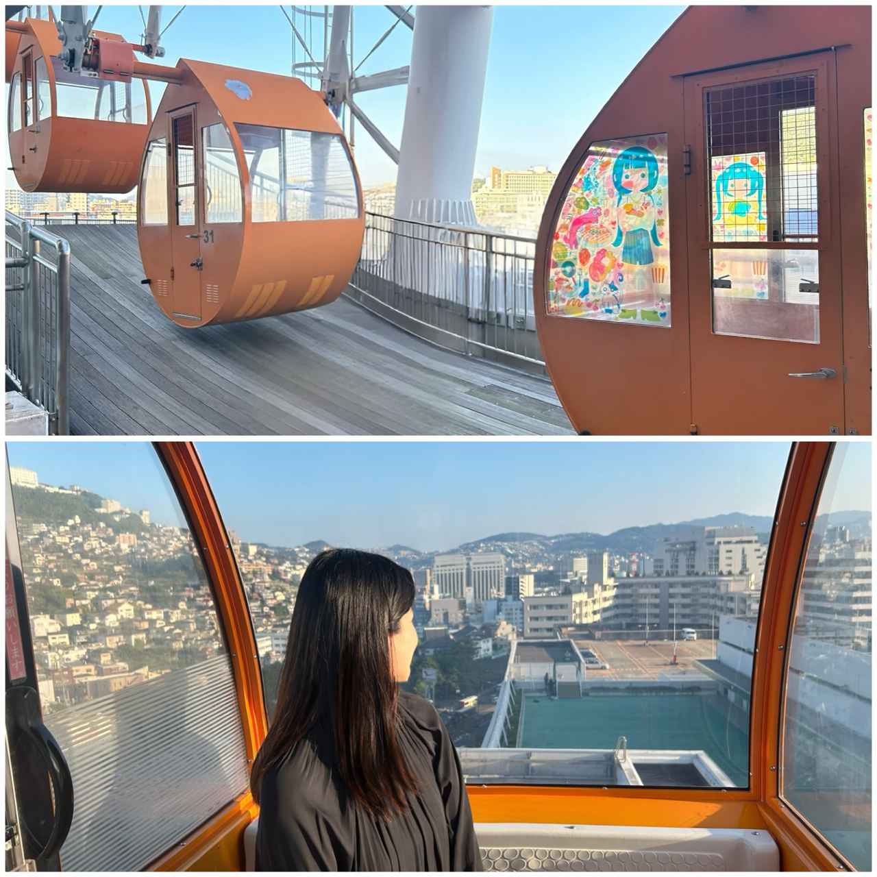 画像: #16:35〜 みらい長崎ココウォークから望む長崎市内の景色