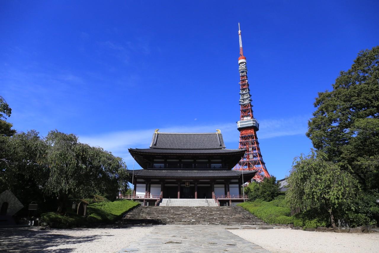 画像: 東京タワーのふもとで勝運祈願