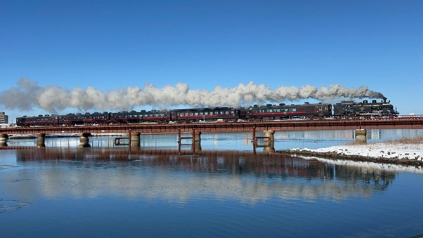 画像1: 冬の釧路湿原を蒸気機関車で巡る！SL冬の湿原号