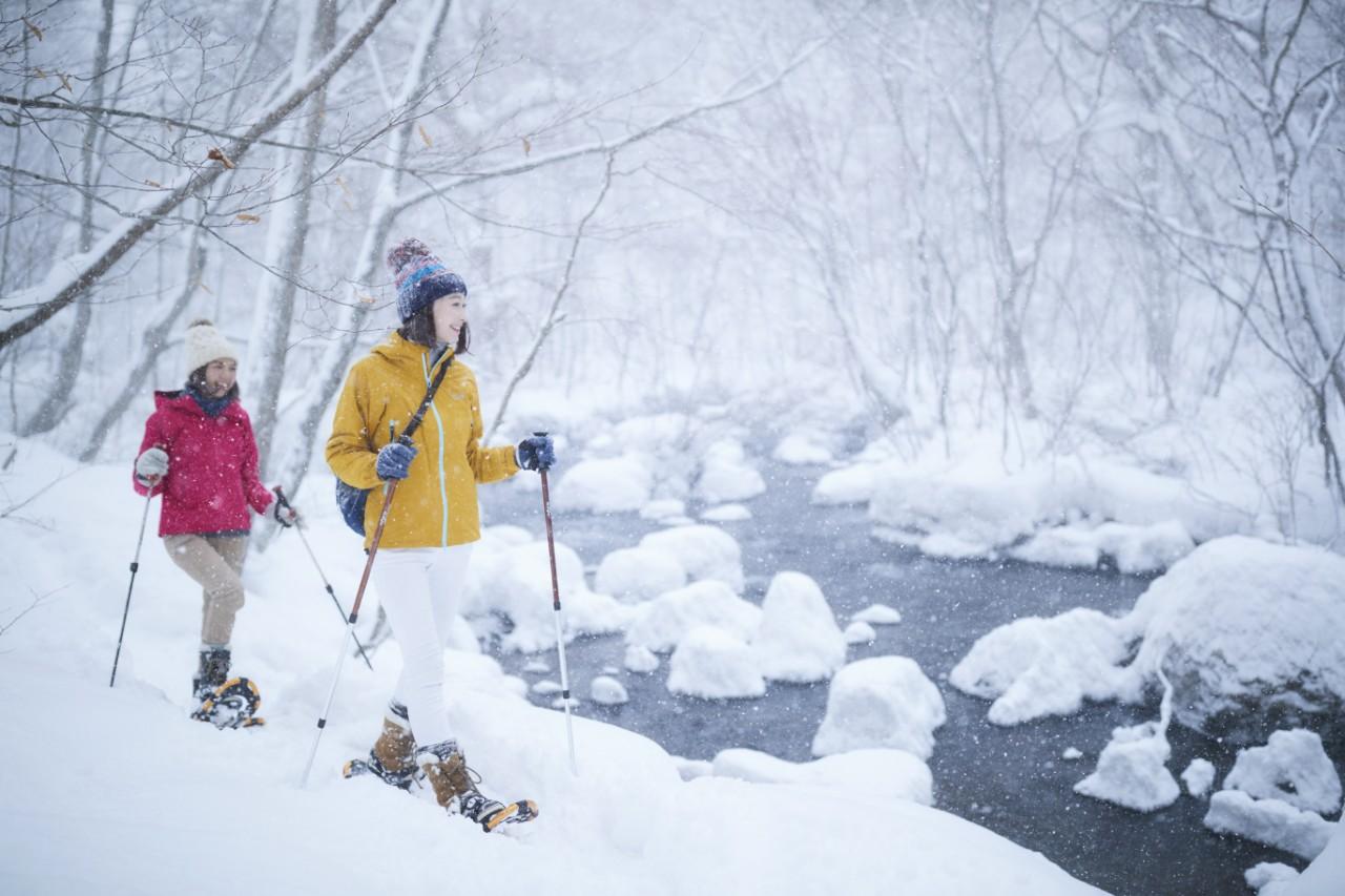 画像: 奥入瀬渓流ホテル by 星野リゾートのスノーシューウォーク【青森県】