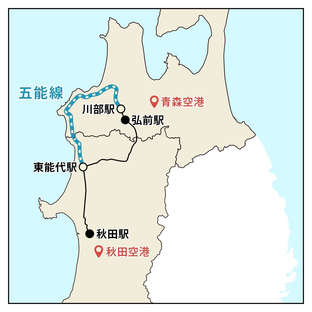 画像: 日本海沿いを走る人気ローカル線「五能線」