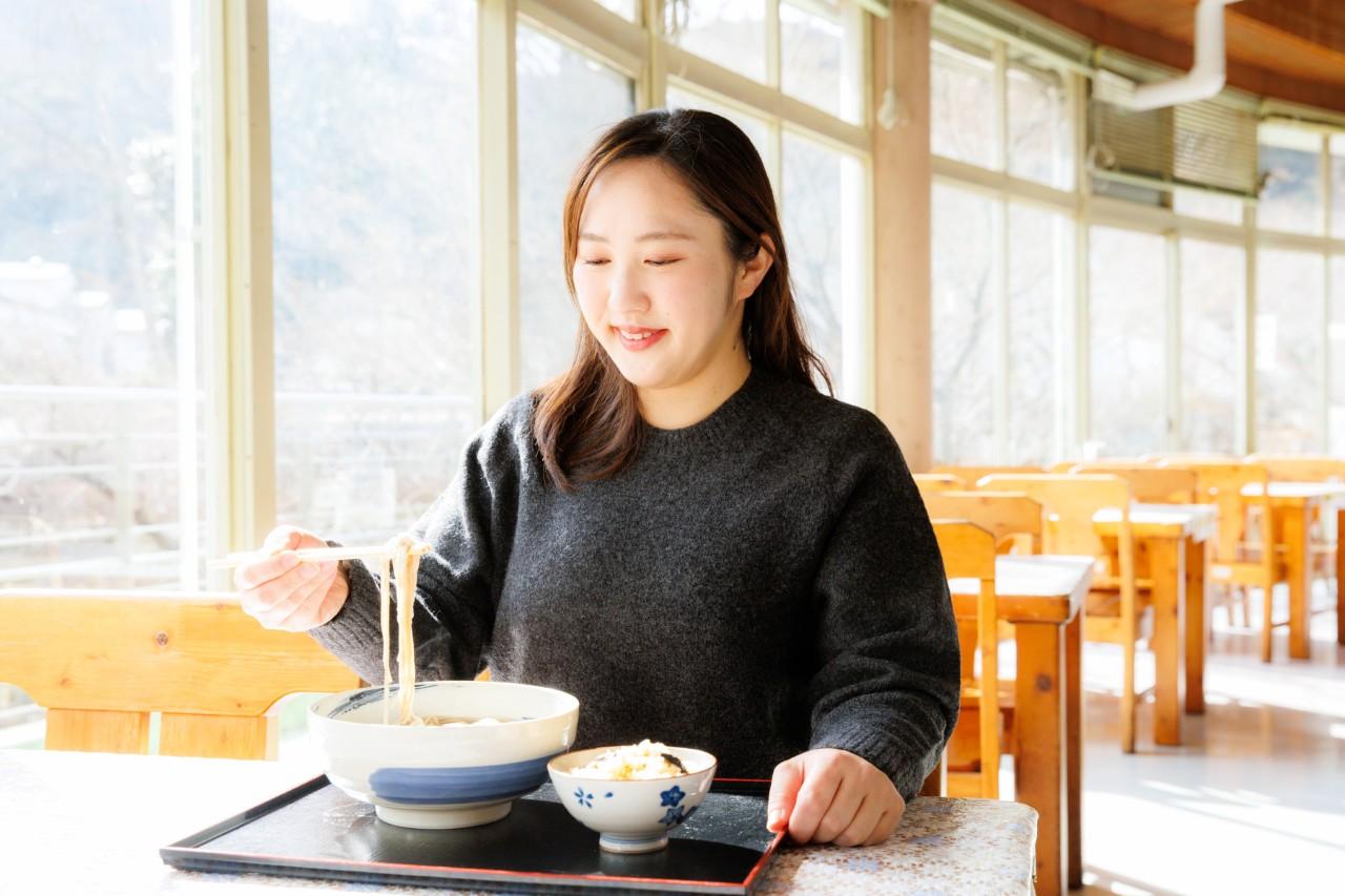 画像: 喉ごし抜群!耶馬渓産の打ち立て蕎麦に舌鼓