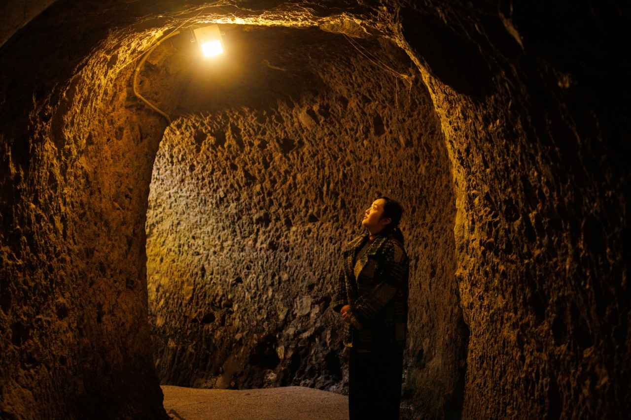 画像: 青の洞門