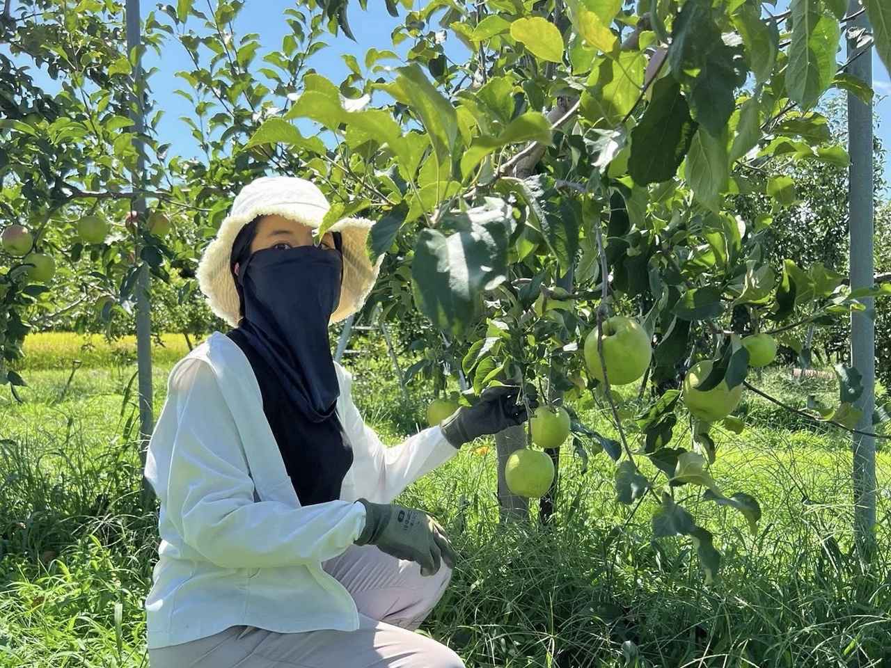 画像: 日焼け対策万全にして臨んでいます