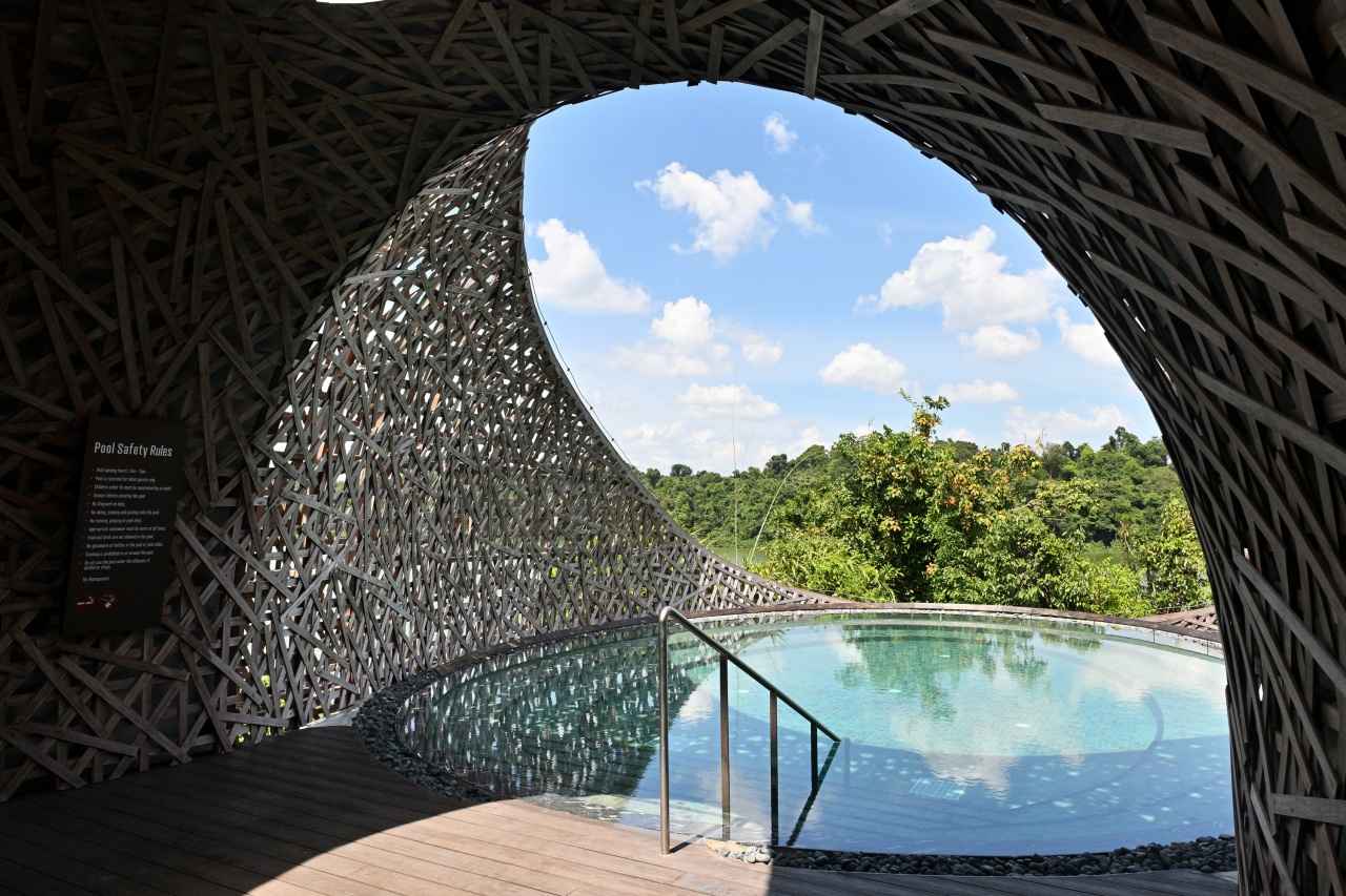 画像: 「ツリーハウス」に滞在のゲストは自由に利用できる「プライベートプール・パヴィリオン」