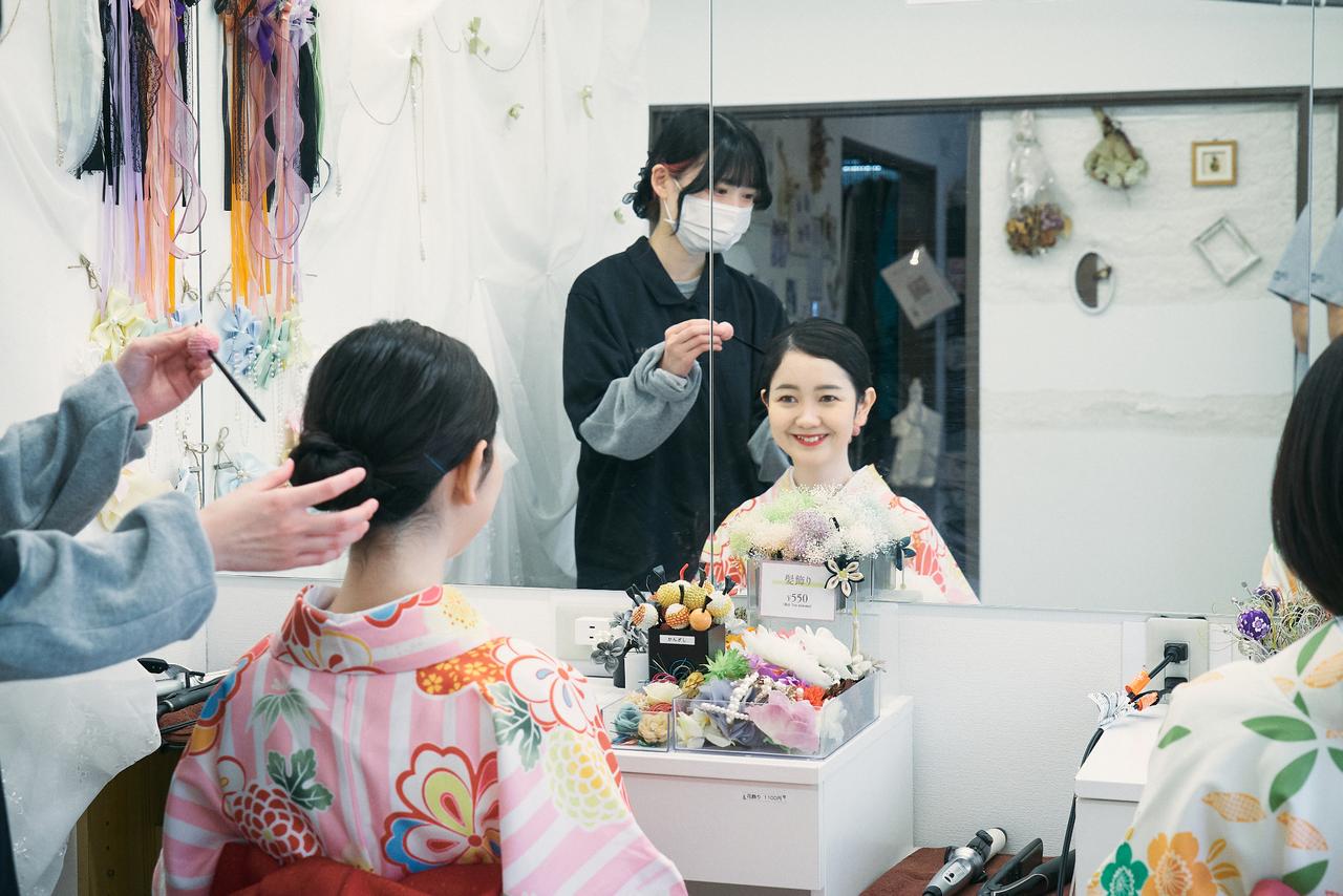 画像2: 手ぶらで行ける着物レンタル｜VASARA金沢兼六園店