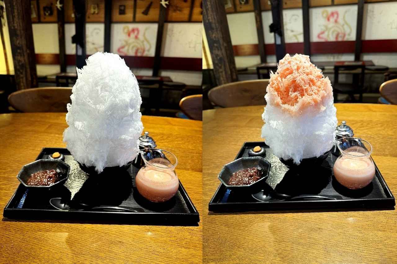 画像: 「乙女のいちごミルク 小豆つぶあんトッピング」（1,600円）