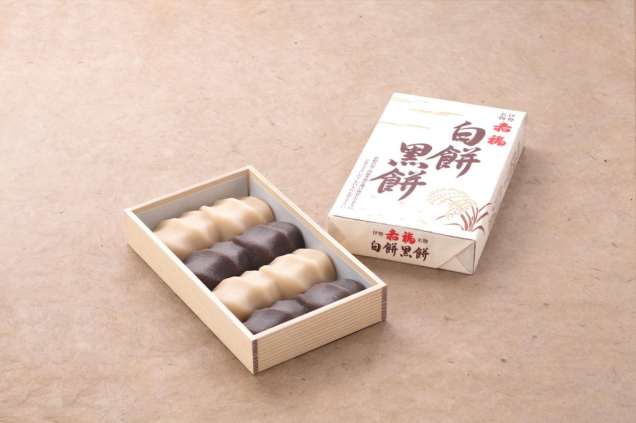 画像: 8個入（白餅4個、黑餅4個）1,100円／販売元：赤福