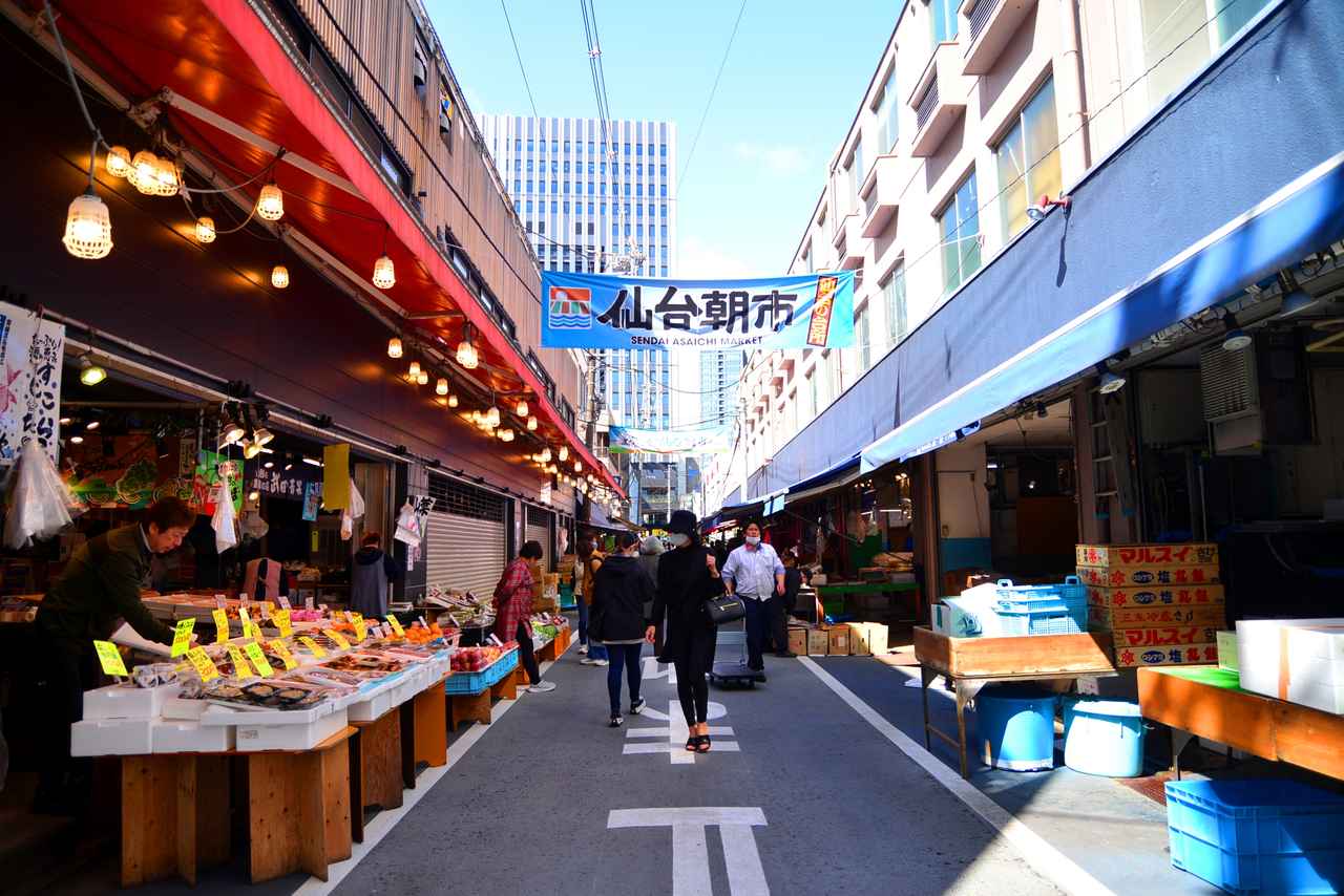 画像: 仙台朝市商店街の魅力を解剖。多彩なグルメを食べ歩き&お土産で楽しもう