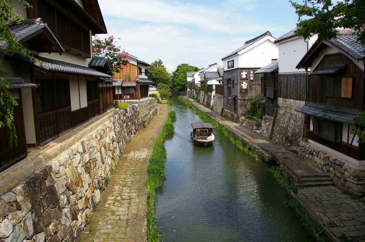 画像: 八幡堀めぐり