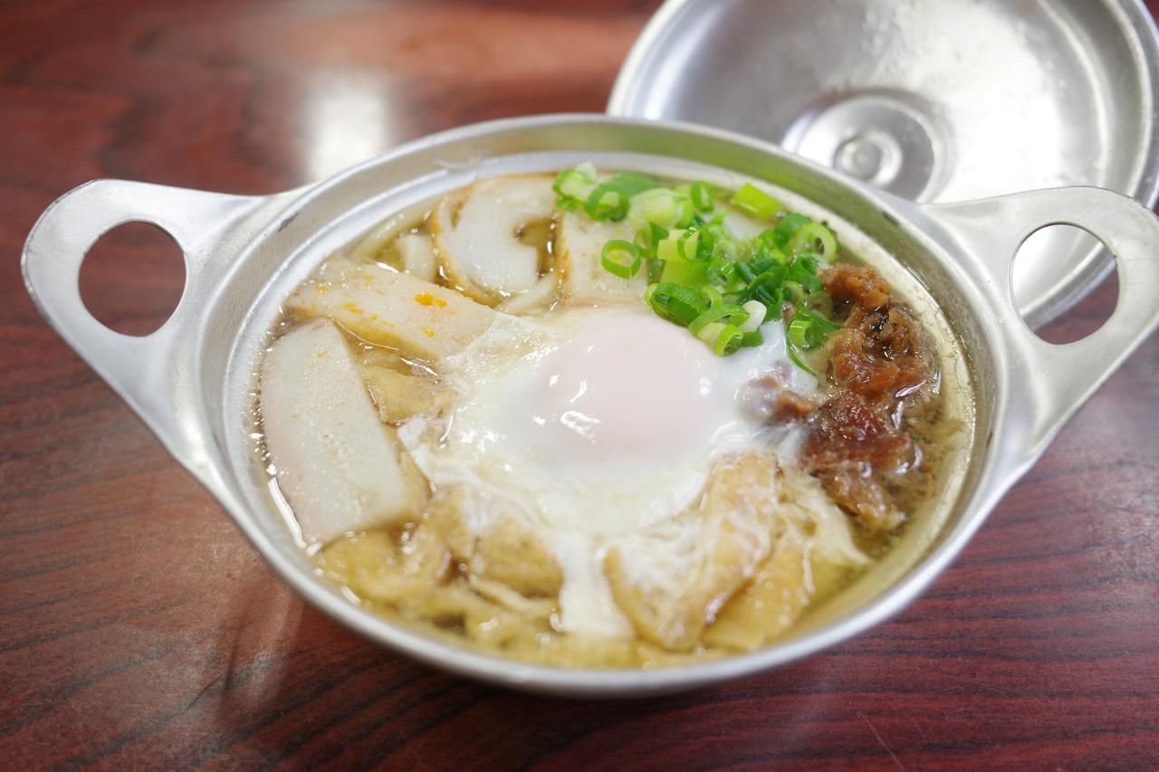 画像7: アルミ鍋の蓋を開けたら昭和へトリップ！「鍋焼うどん アサヒ」の甘くて優しい鍋焼きうどん
