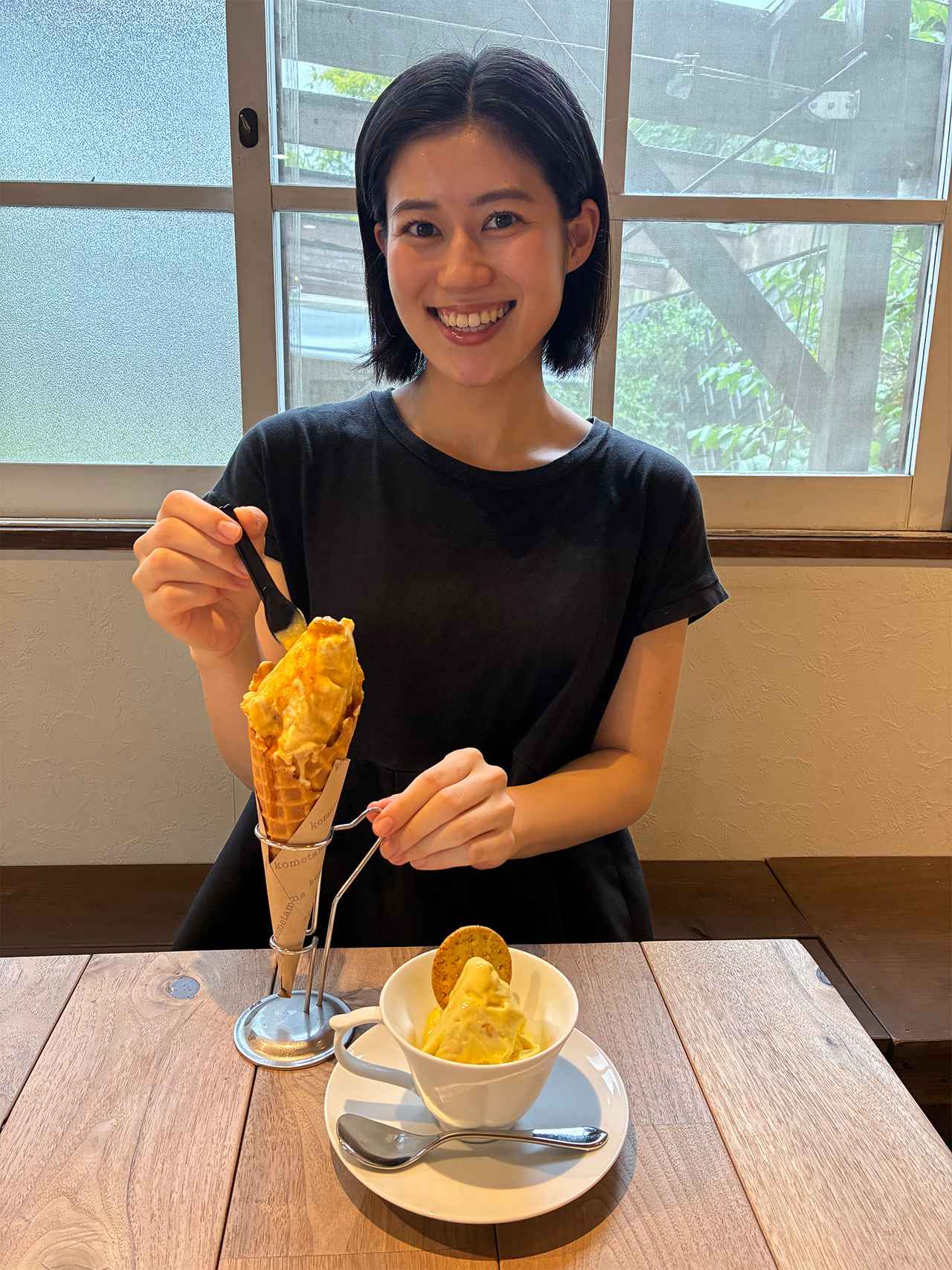 画像2: 約1年かけて作られる米卵アイスクリーム「氷窯アイス こめたま」